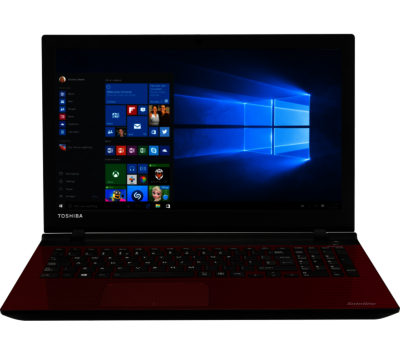 Toshiba Intel Satellite L50-C-1H2 15.6  Laptop - Red